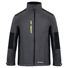 Load image into Gallery viewer, Two-Tone Flex Softshell Work Jacket (Grey / Black)