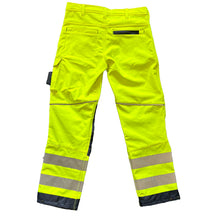 Load image into Gallery viewer, Slim Fit Stretch Softshell Hi-Vis Work Trousers with Holster Pockets