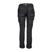 Load image into Gallery viewer, Sudbury Stretch Panel Trouser (Black)