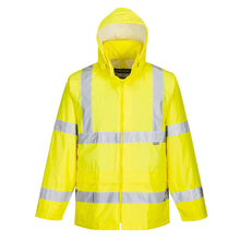 Load image into Gallery viewer, Hi-Vis Rain Jacket (H440)