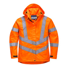 Load image into Gallery viewer, Hi-Vis Women's Breathable Rain Jacket