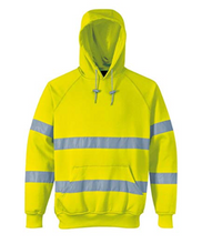 Load image into Gallery viewer, Hi-Vis Pullover Hoodie with Ribbed Cuff and Hem