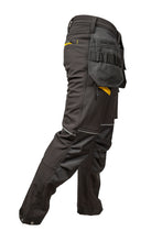 Load image into Gallery viewer, Slim Fit Stretch Softshell Work Trouser with Internal Knee Pad and Holster Pockets (Black)