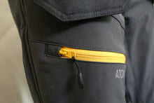 Load image into Gallery viewer, Slim Fit Stretch Softshell Work Trouser with Internal Knee Pad and Holster Pockets (Black)
