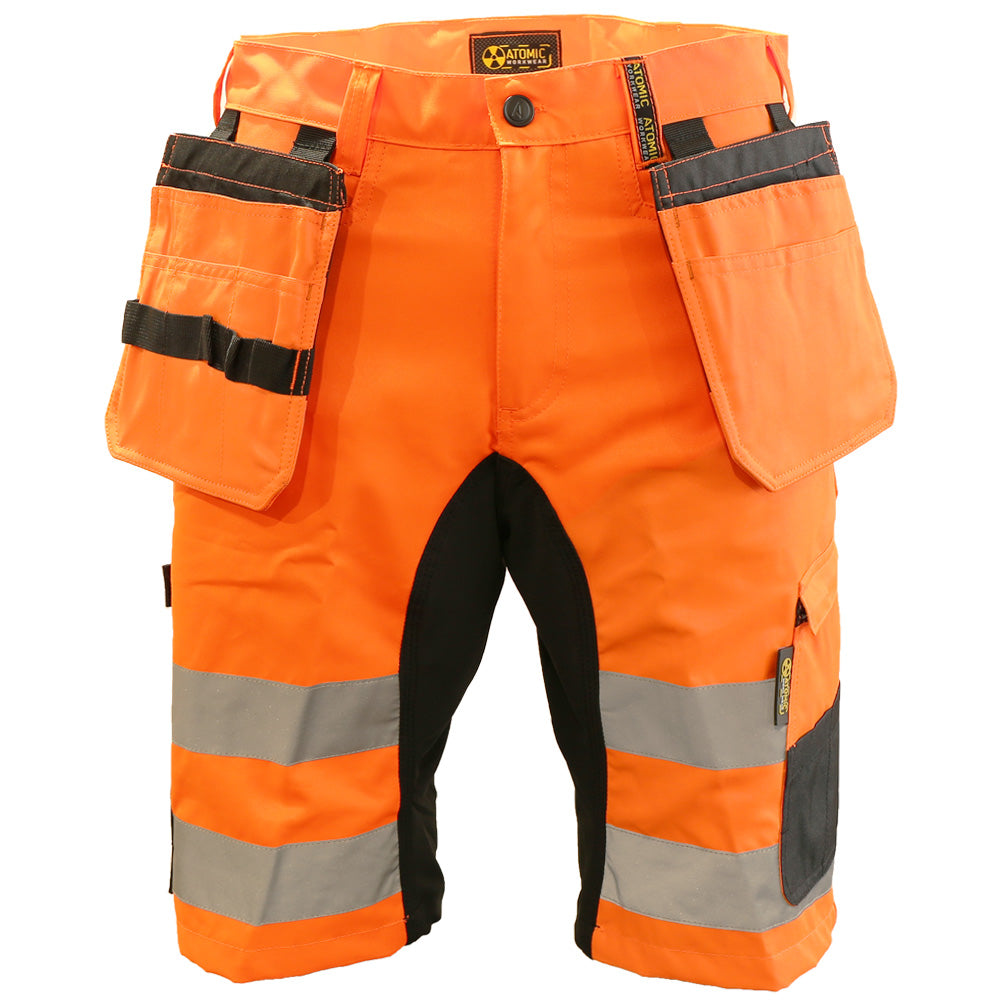 Slim Fit Stretch Work Shorts with Removable Holster Pockets