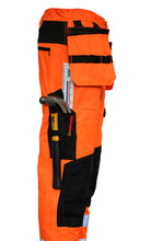 Load image into Gallery viewer, Contrast Slim Fit Stretch Hi-Vis Trouser With Removable Holster Pockets
