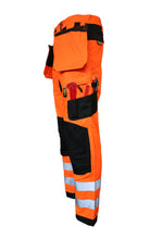 Load image into Gallery viewer, Contrast Slim Fit Stretch Hi-Vis Trouser With Removable Holster Pockets
