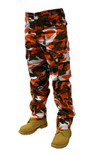 Load image into Gallery viewer, Combat Cargo Trousers (Crazy Red)
