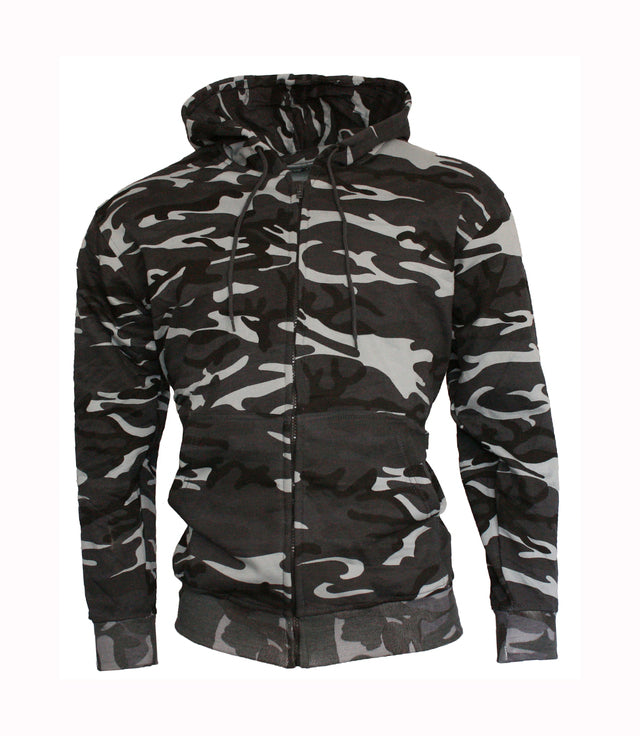 Midnight Camo Zip Hoodie