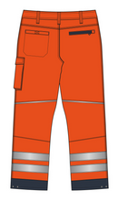 Load image into Gallery viewer, Slim Fit Stretch Softshell Hi-Vis Work Trousers with Holster Pockets
