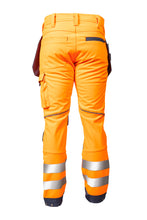Load image into Gallery viewer, Slim Fit Stretch Softshell Hi-Vis Work Trousers with Holster Pockets
